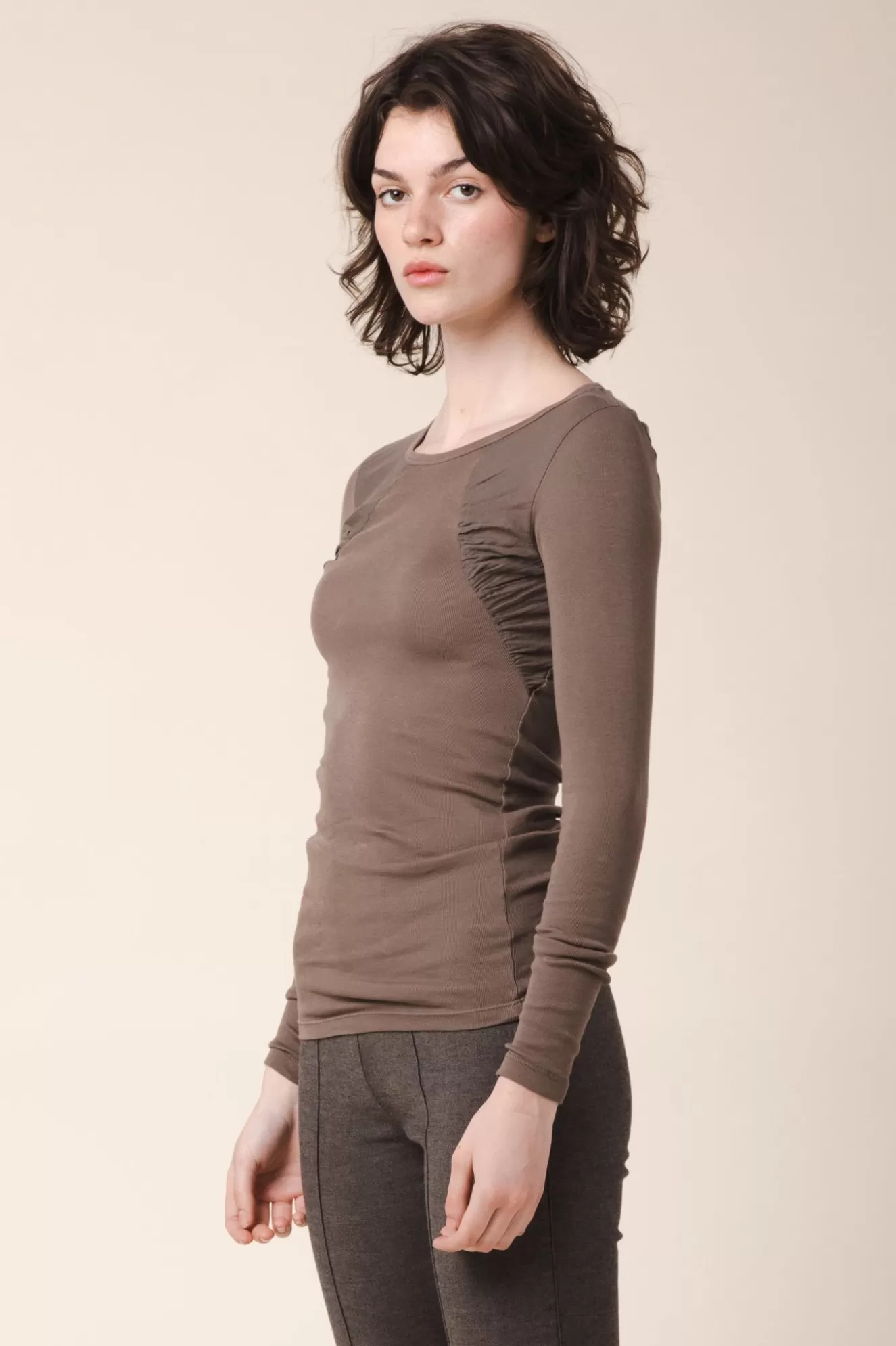 Flash Sale Adrian Tee In Olive Women Tops