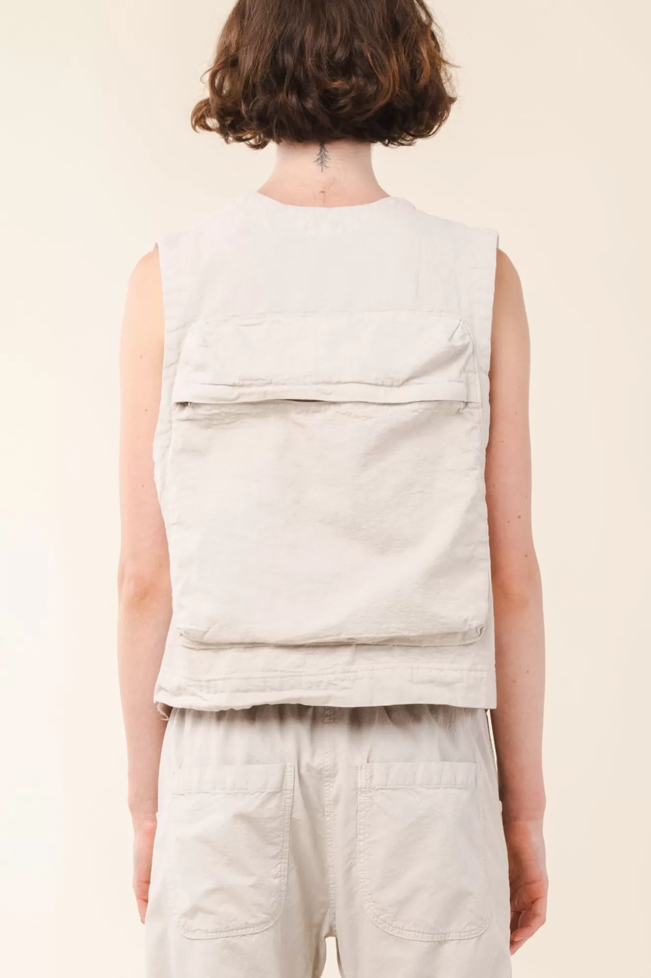 Online Canvas Vest In Selenite Women Tops