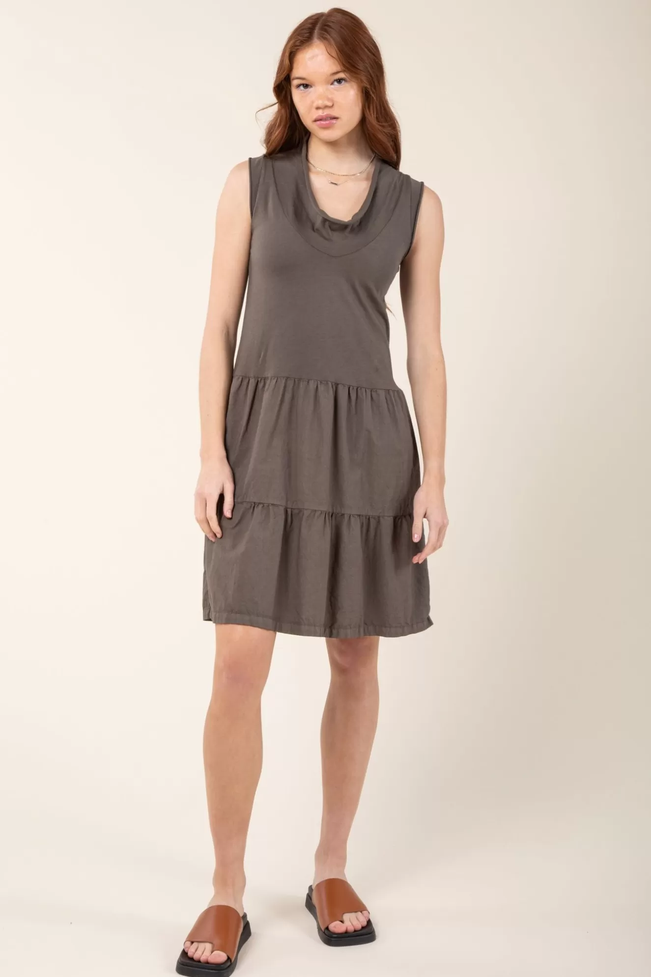 Hot Cara Cara Dress In Olive Women Dresses