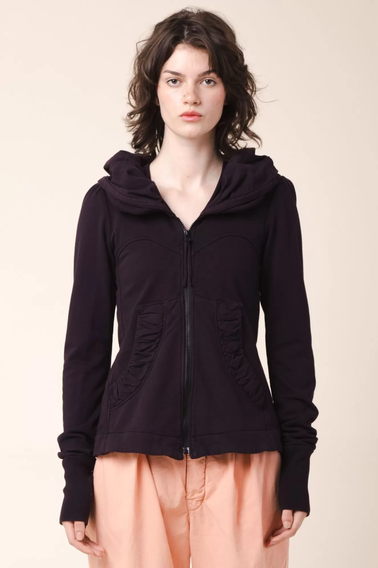 Store Cloak Hoodie In Ink Pot Women Outerwear