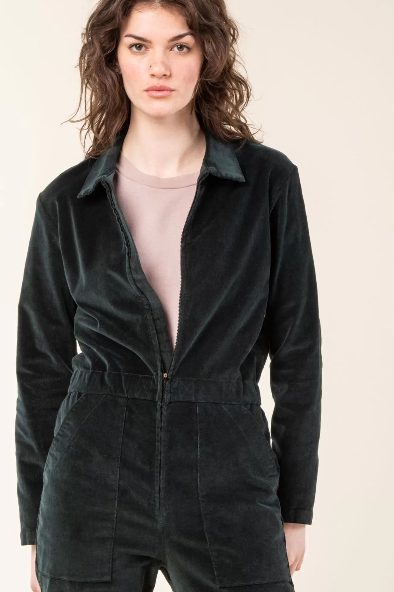 Flash Sale Corduroy Boilersuit In Galaxy Women Overalls & Jumpsuits