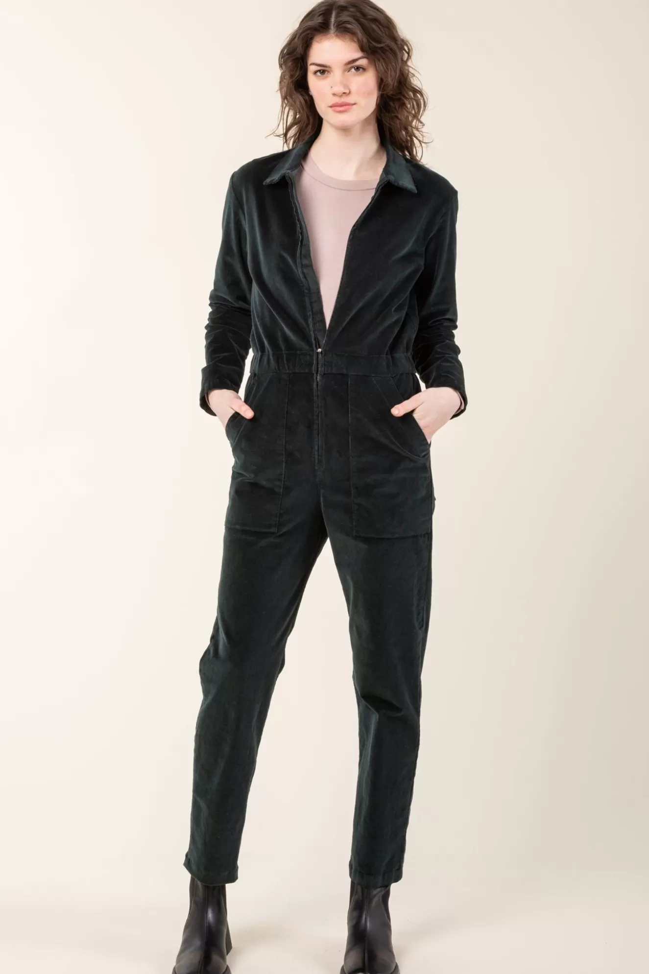 Flash Sale Corduroy Boilersuit In Galaxy Women Overalls & Jumpsuits