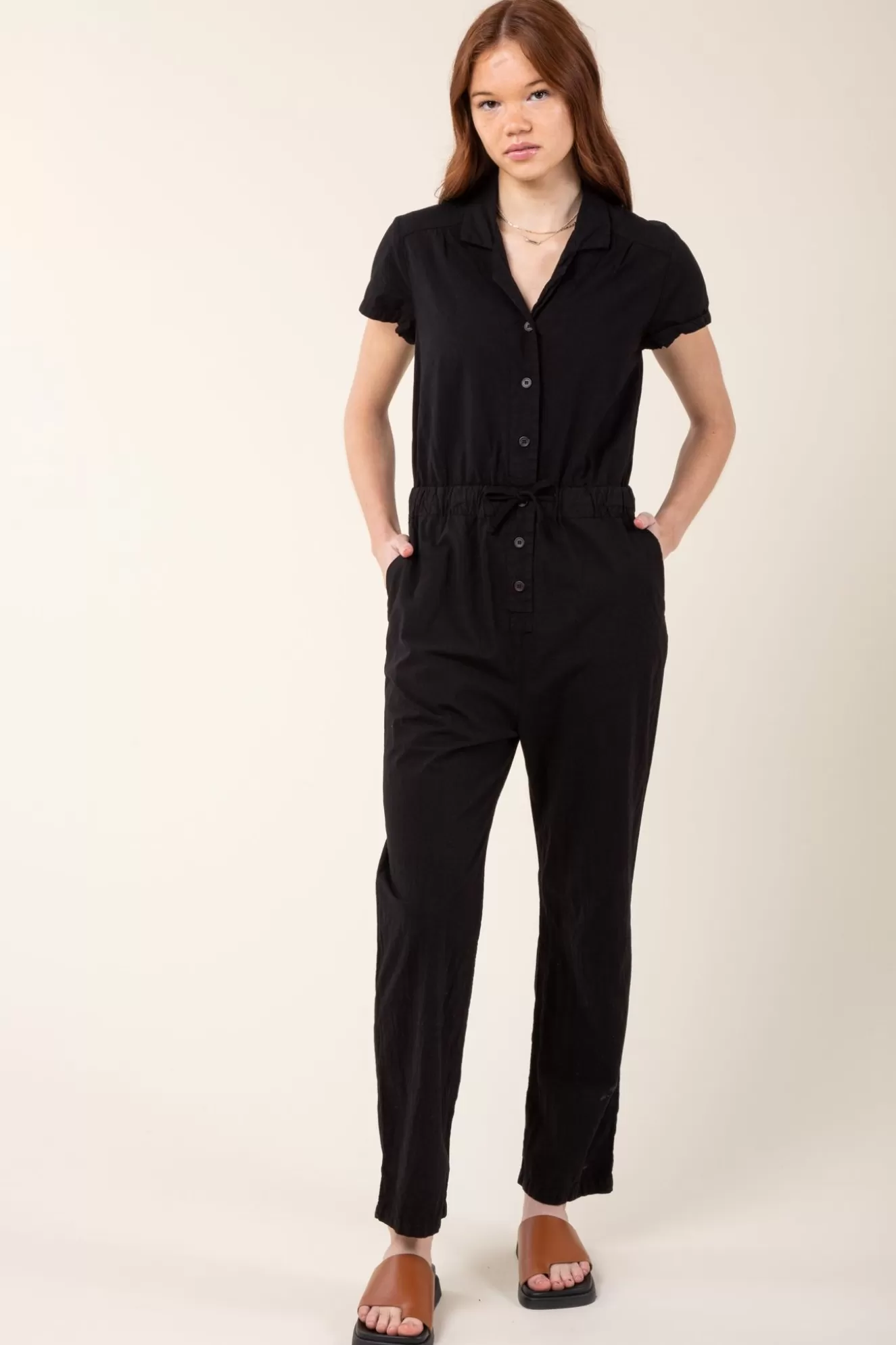 Hot Crush A Lot S/S In Black Women Overalls & Jumpsuits