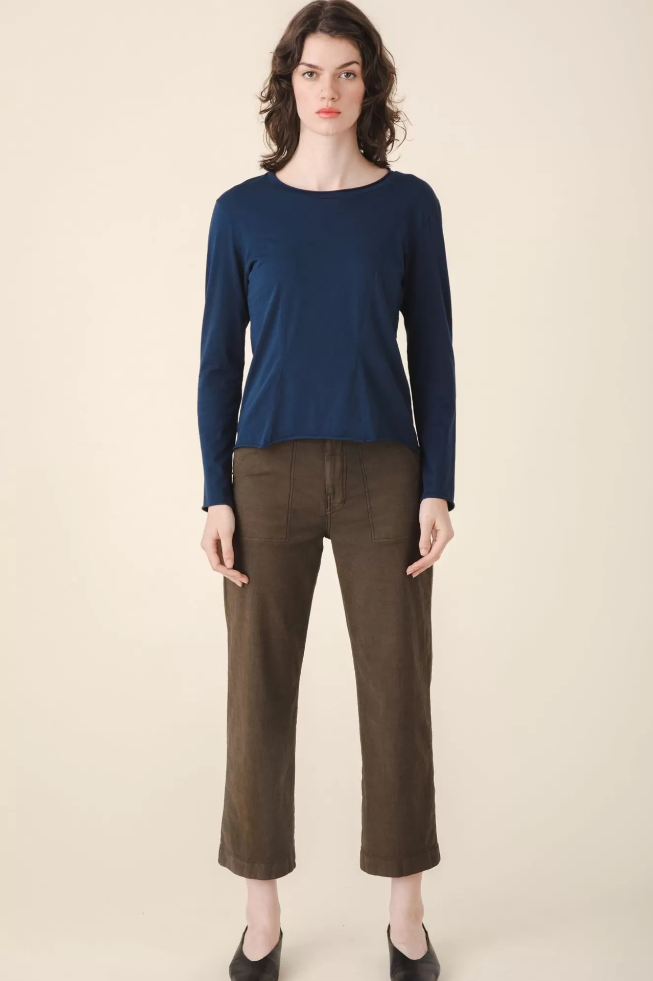 Online Denim Boiler Pant In Umber Women Bottoms