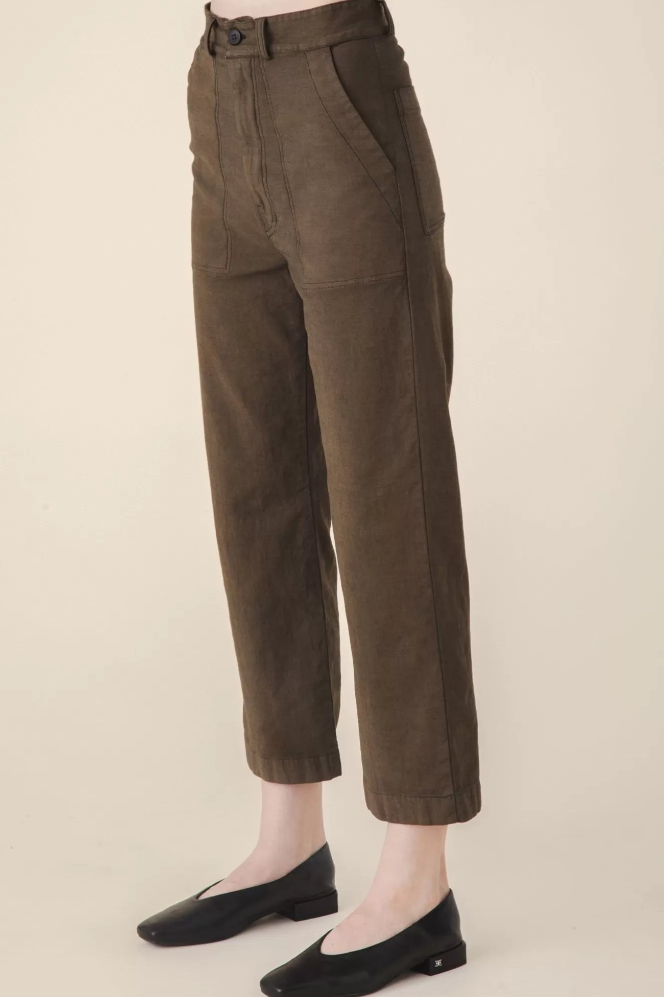 Online Denim Boiler Pant In Umber Women Bottoms