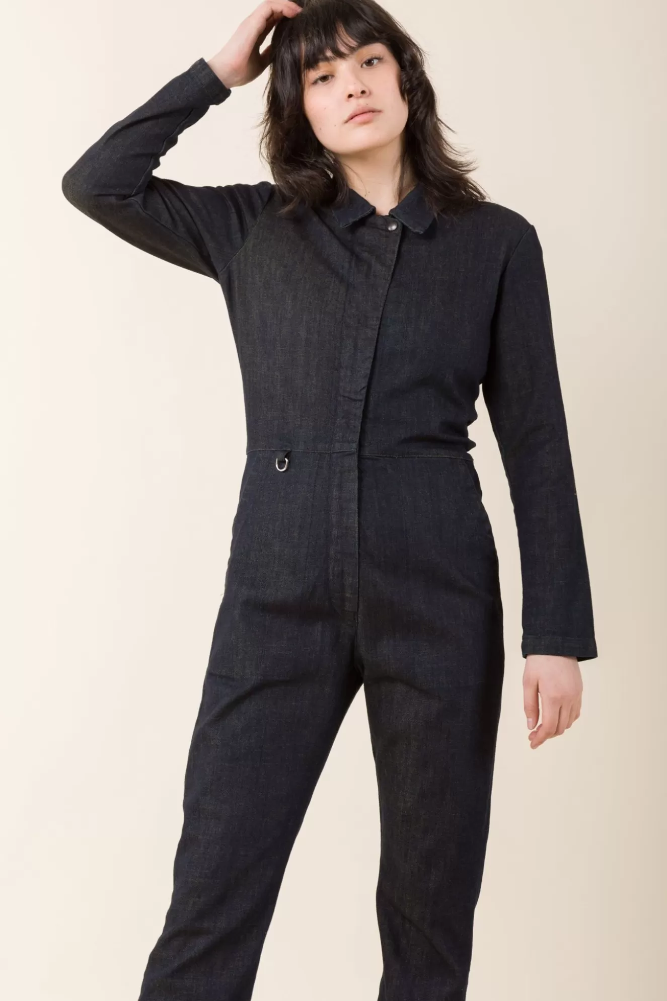 Cheap Denim Coverall In Mechanic Women Overalls & Jumpsuits