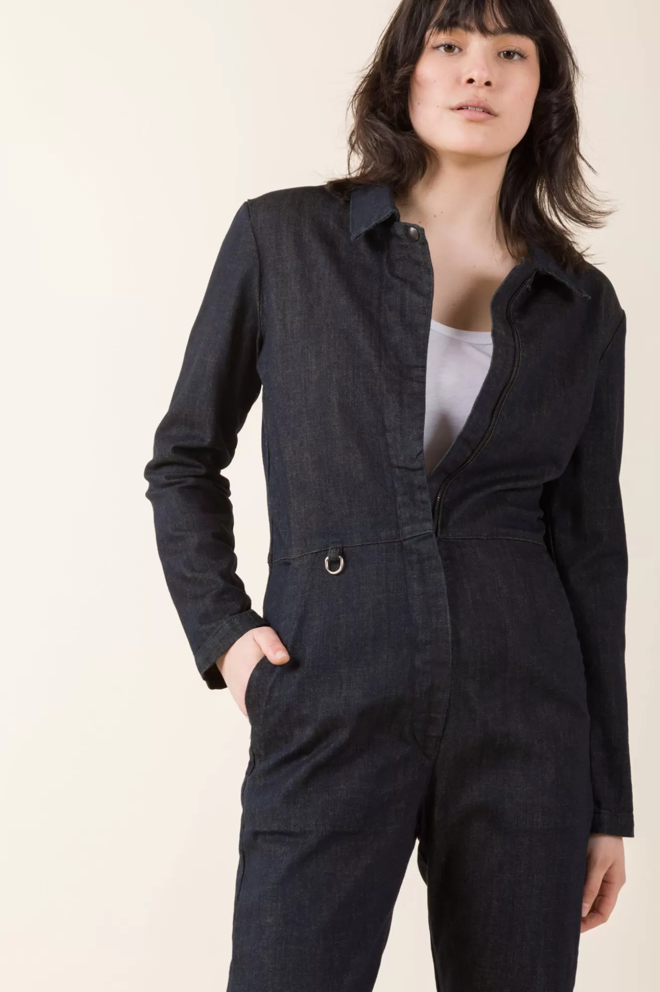 Cheap Denim Coverall In Mechanic Women Overalls & Jumpsuits