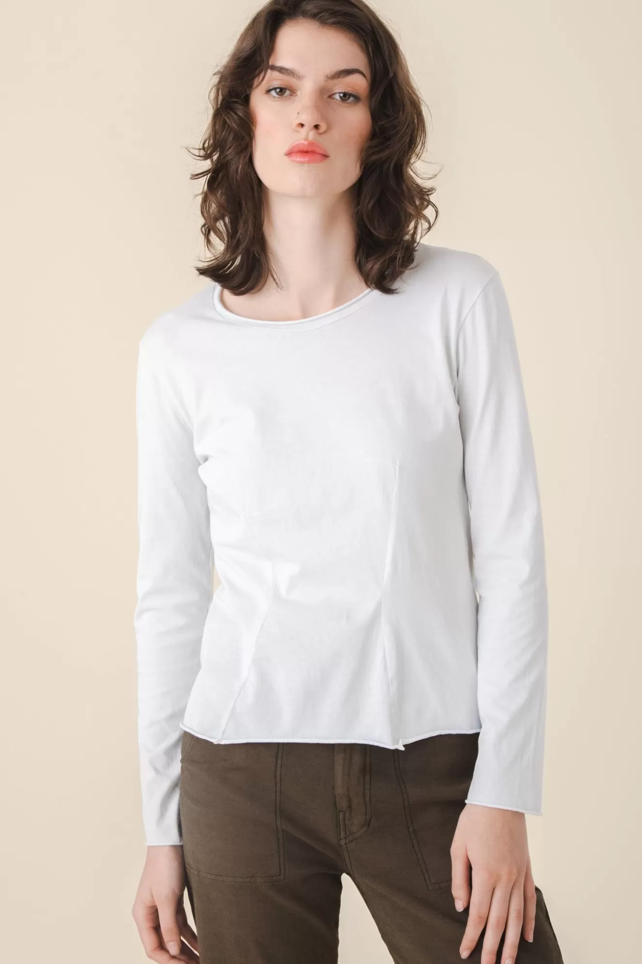 Cheap Dressmaker Tee In Smoke Women Tops