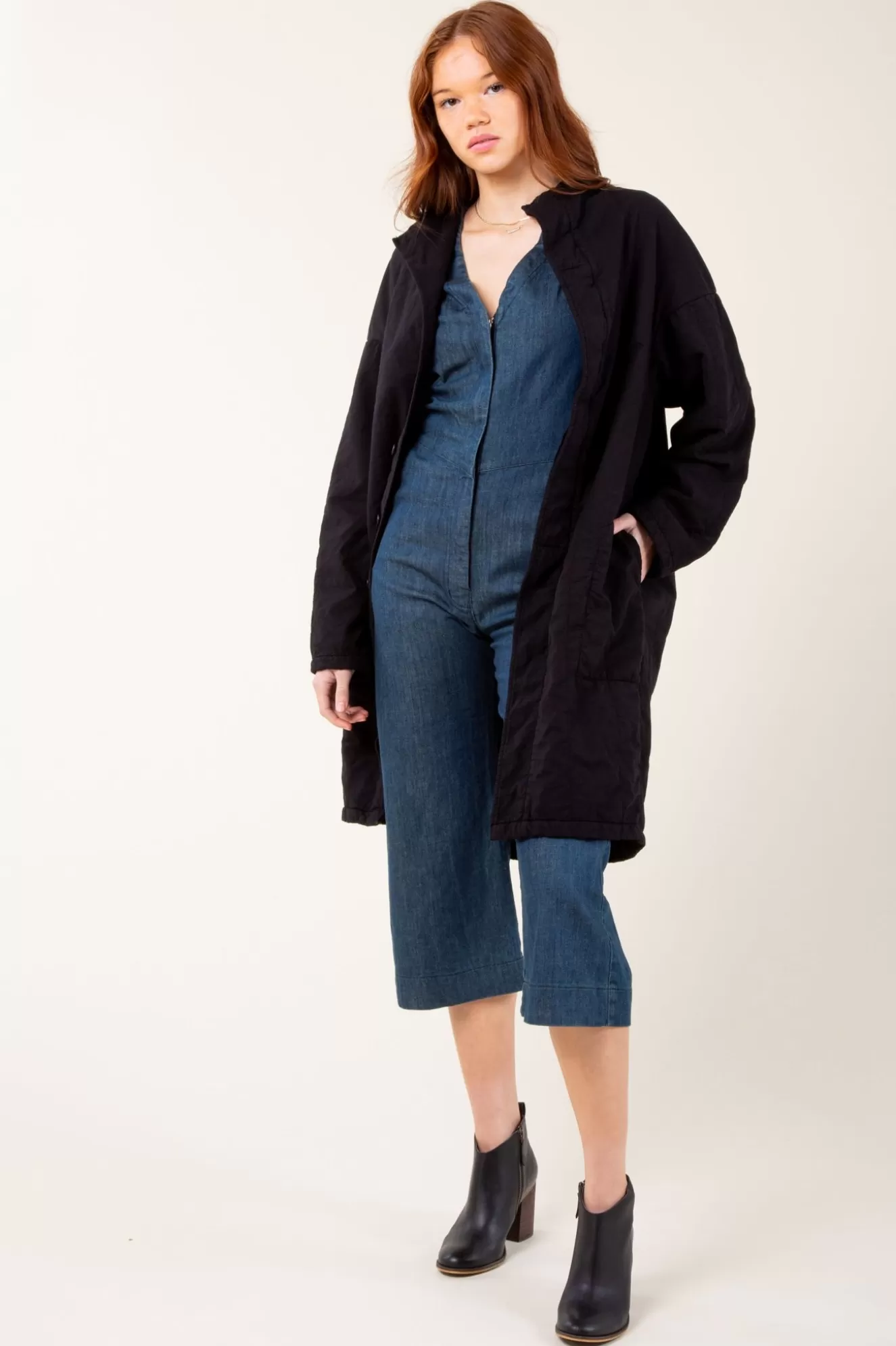 Online Ecotone Coat In Black Women Outerwear