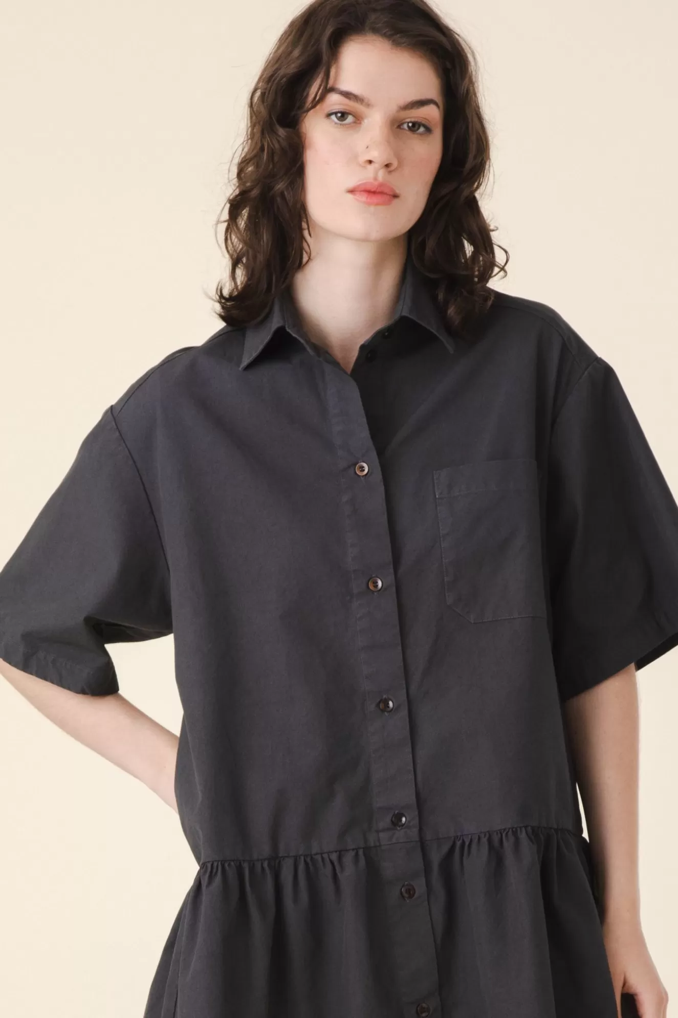 Clearance Everyday People In Graphite Women Tops