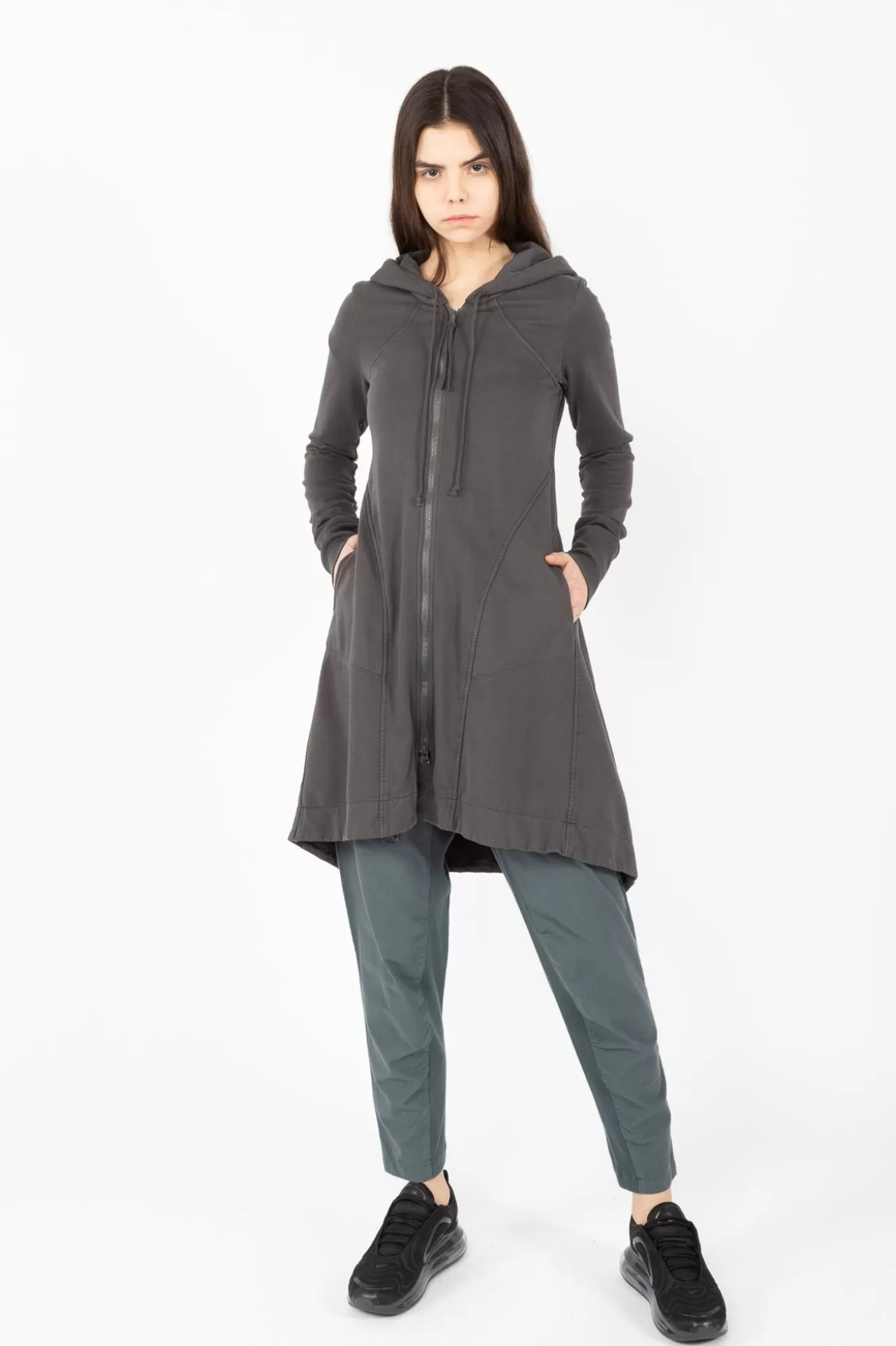 Online Hedgerow Hoodie In Graphite Women Outerwear