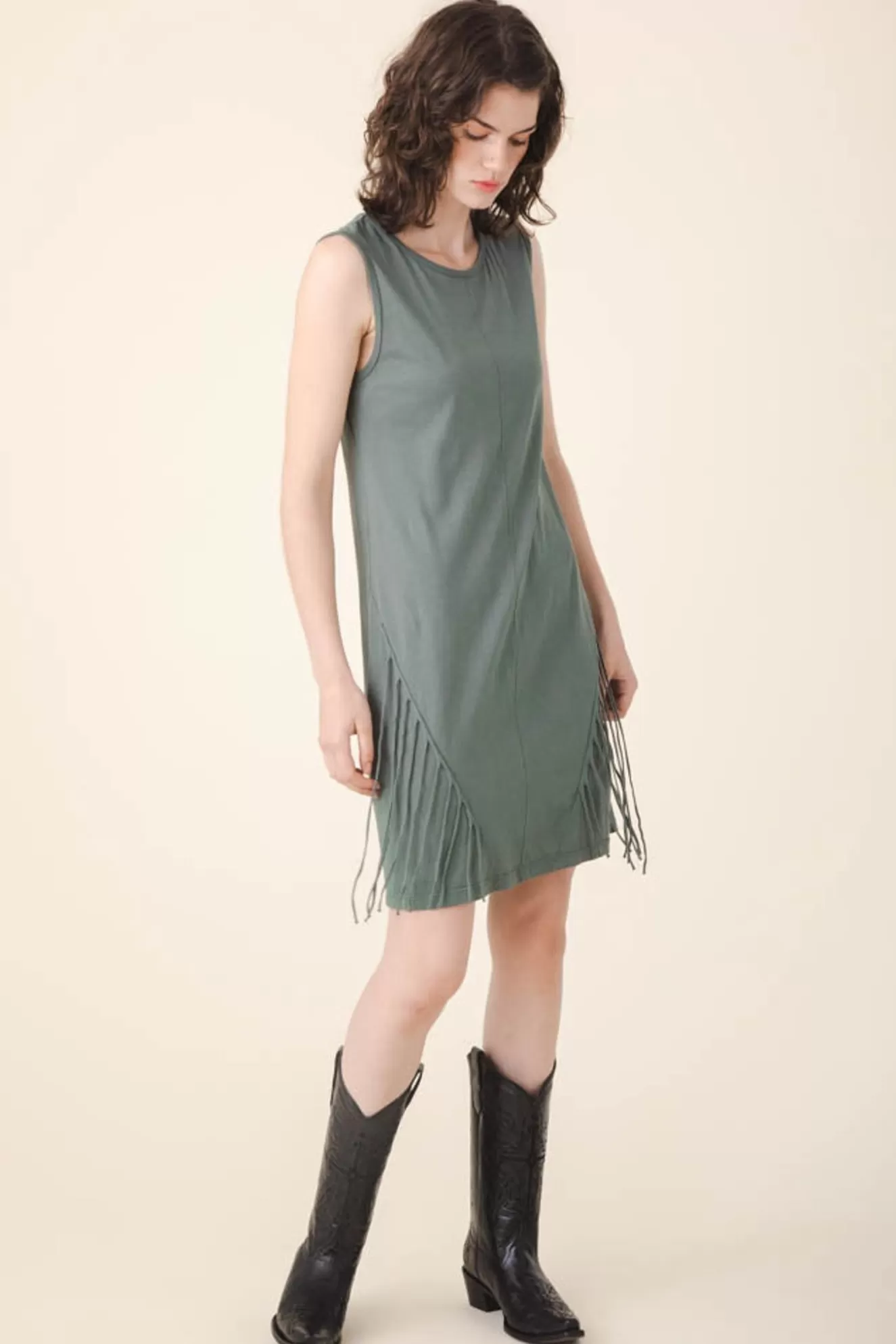 Fashion Heron Dress In Cool Green Women Dresses