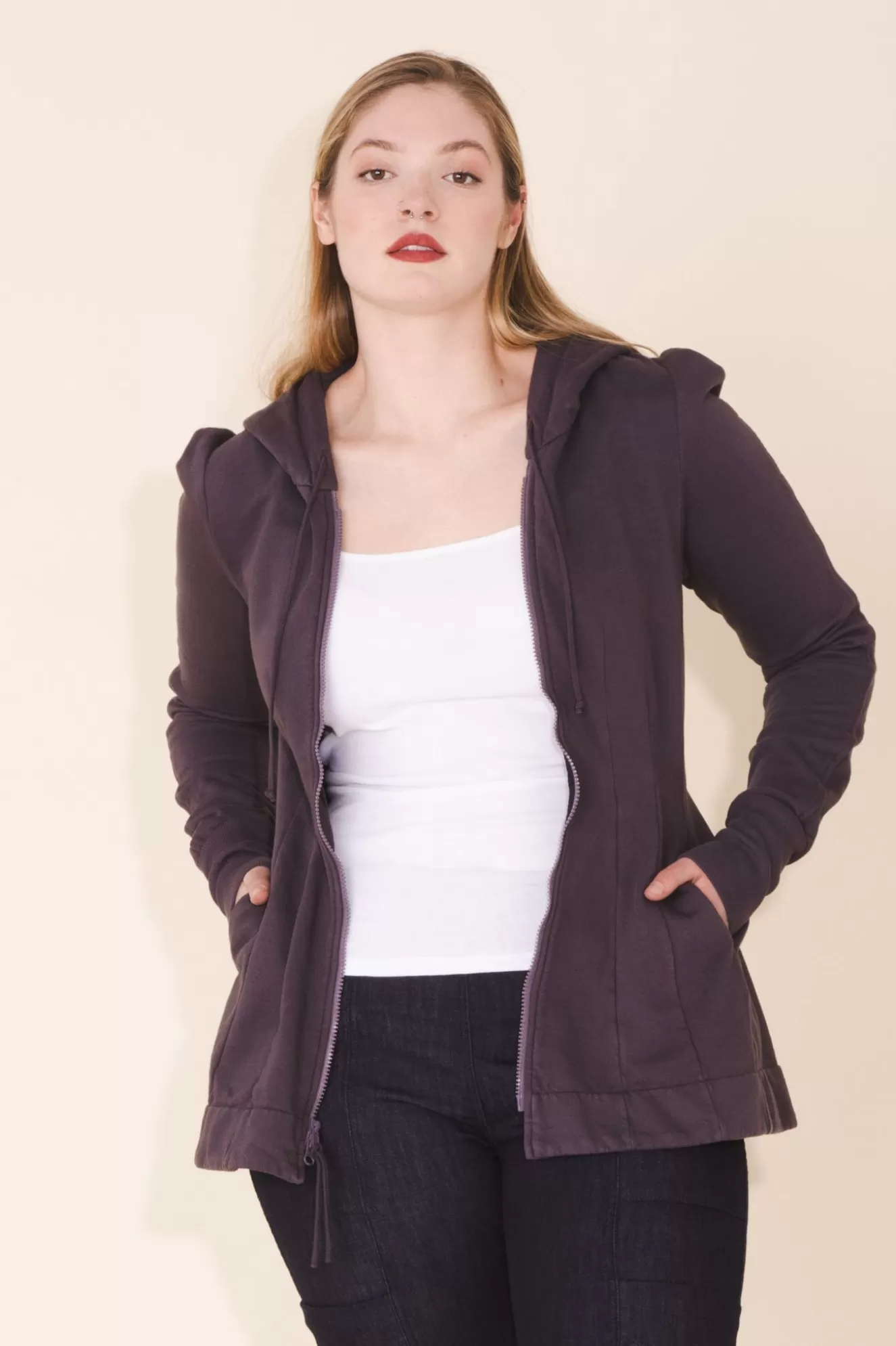 Shop Jacquet In Bruise Women Outerwear