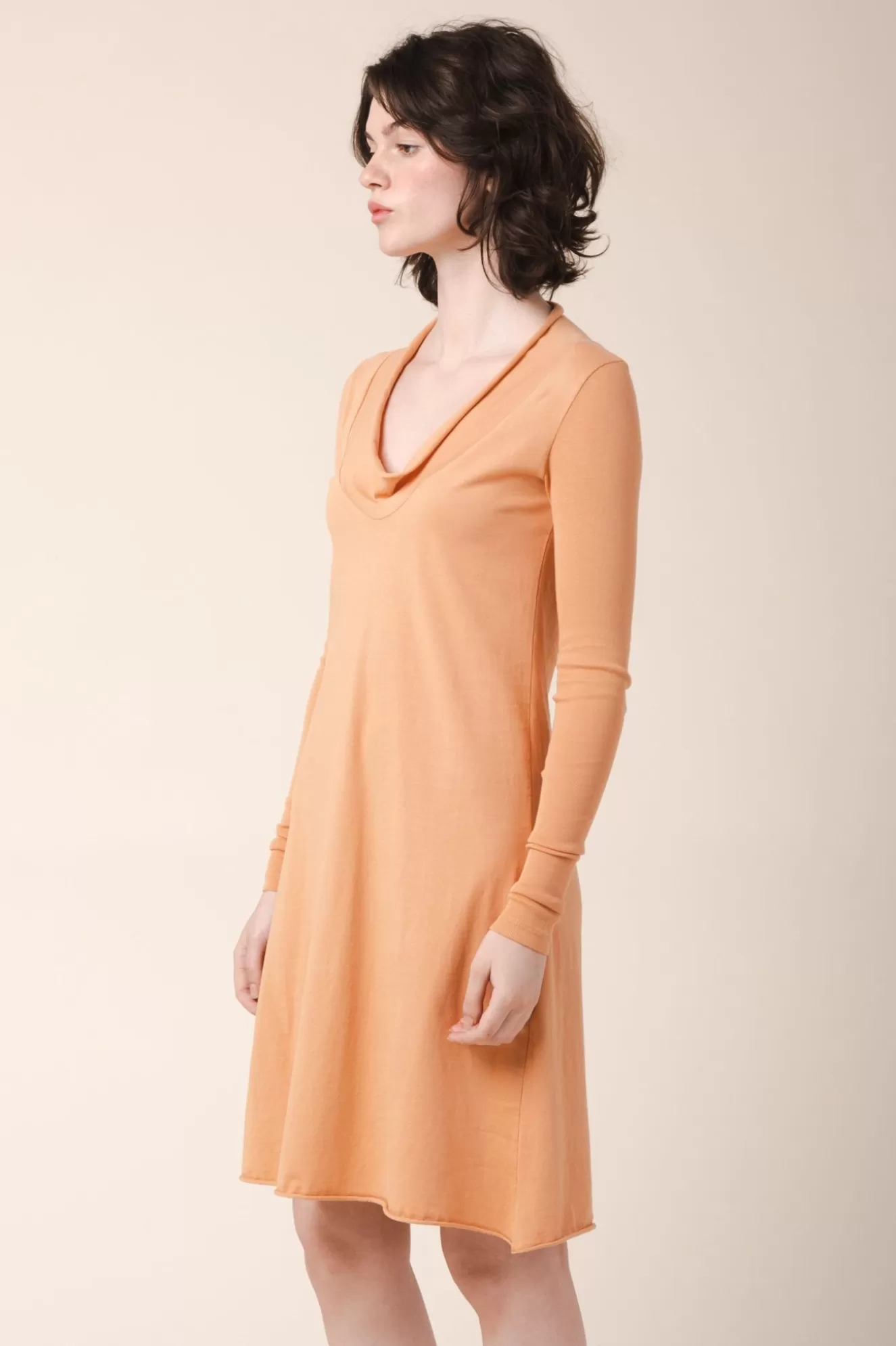 Hot L/S Falconet Dress In Red Rock Women Dresses