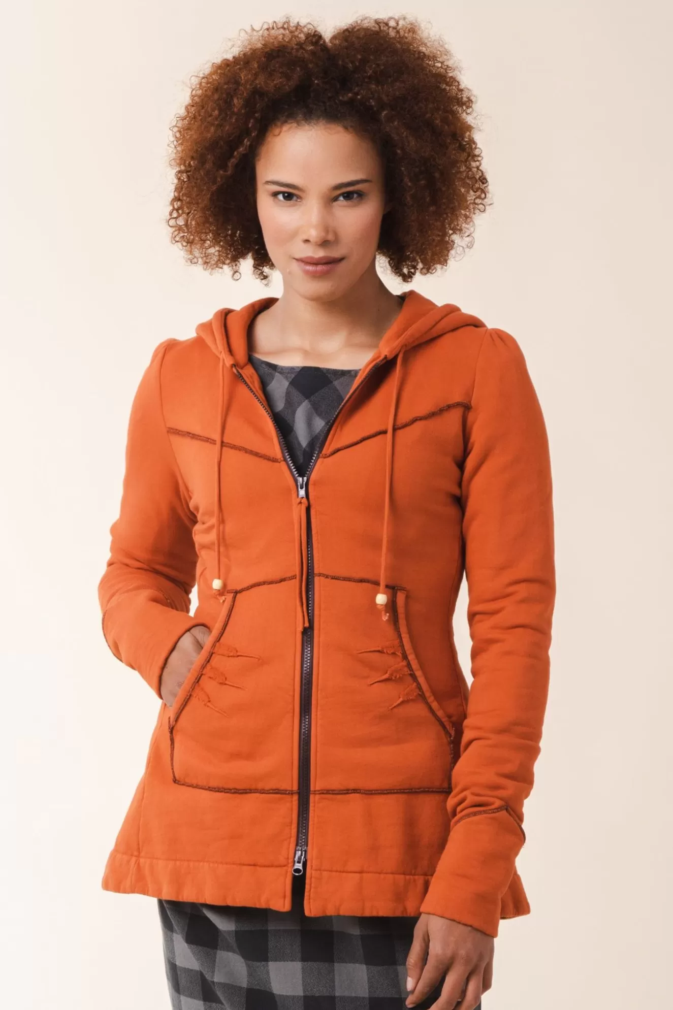 Sale Mid Prairie Hoodie In Hot Sauce Women Outerwear