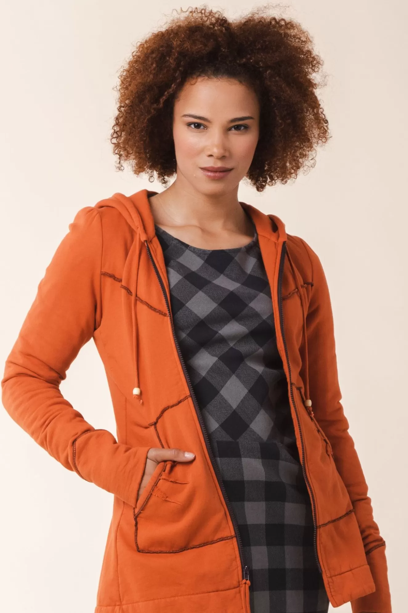 Sale Mid Prairie Hoodie In Hot Sauce Women Outerwear