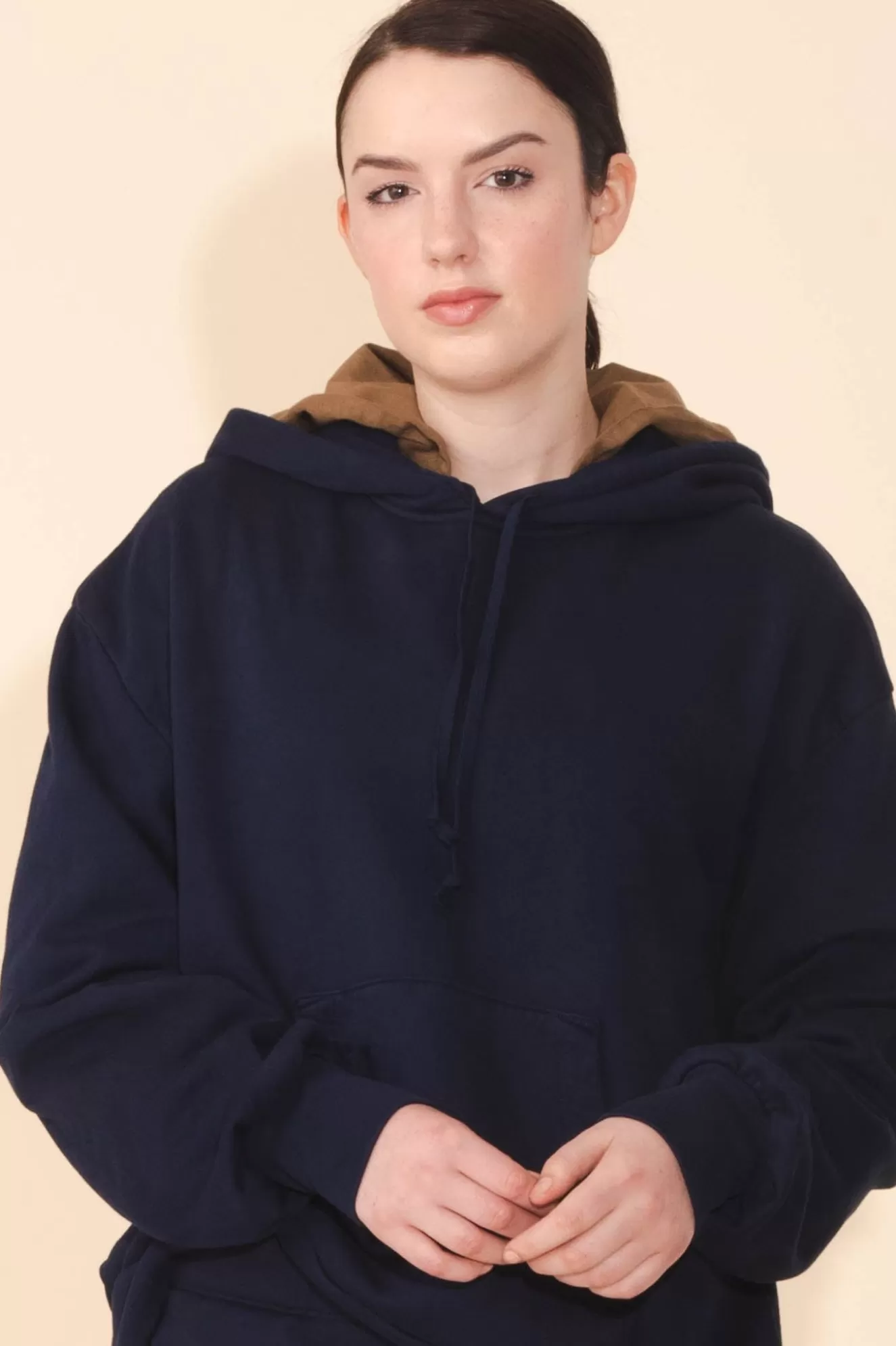 Best Organic Fleece Sweatshirt In Midnight Women Outerwear