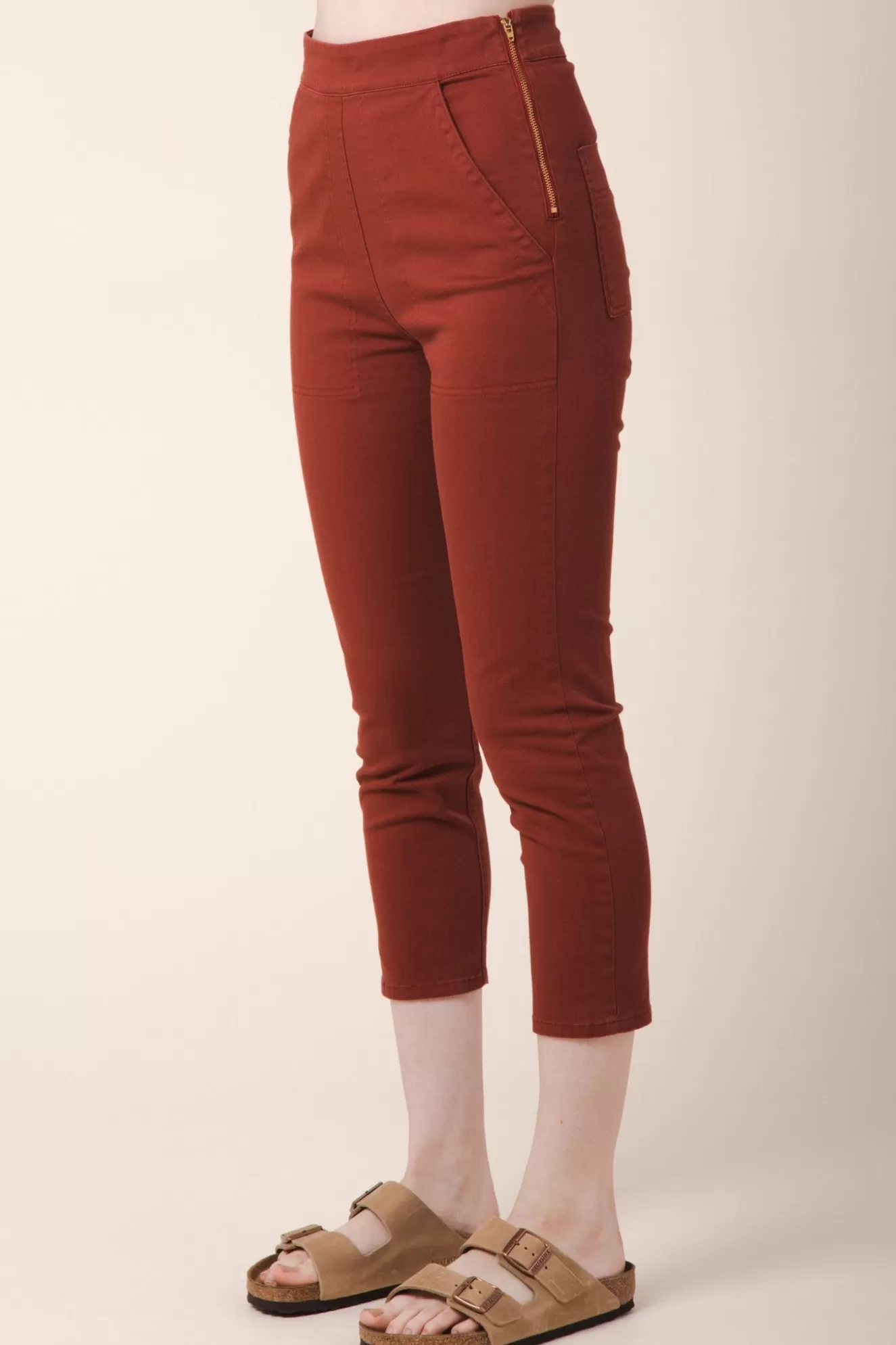 Flash Sale Pin Up Legging In Oxblood Women Bottoms