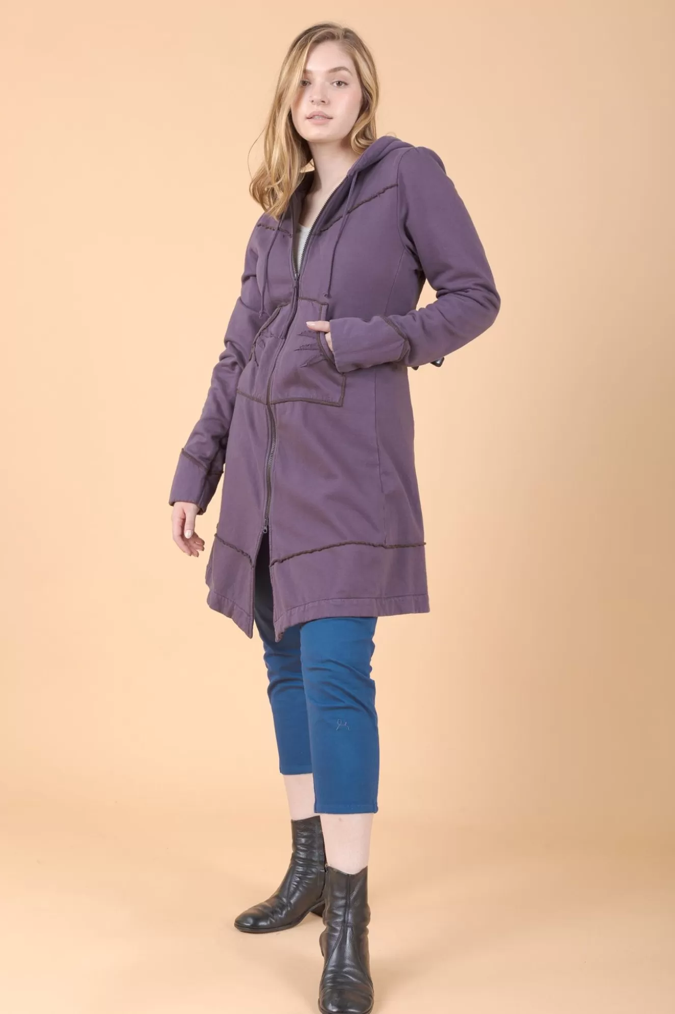 Cheap Prairie Hoodie In Bruise Women Outerwear