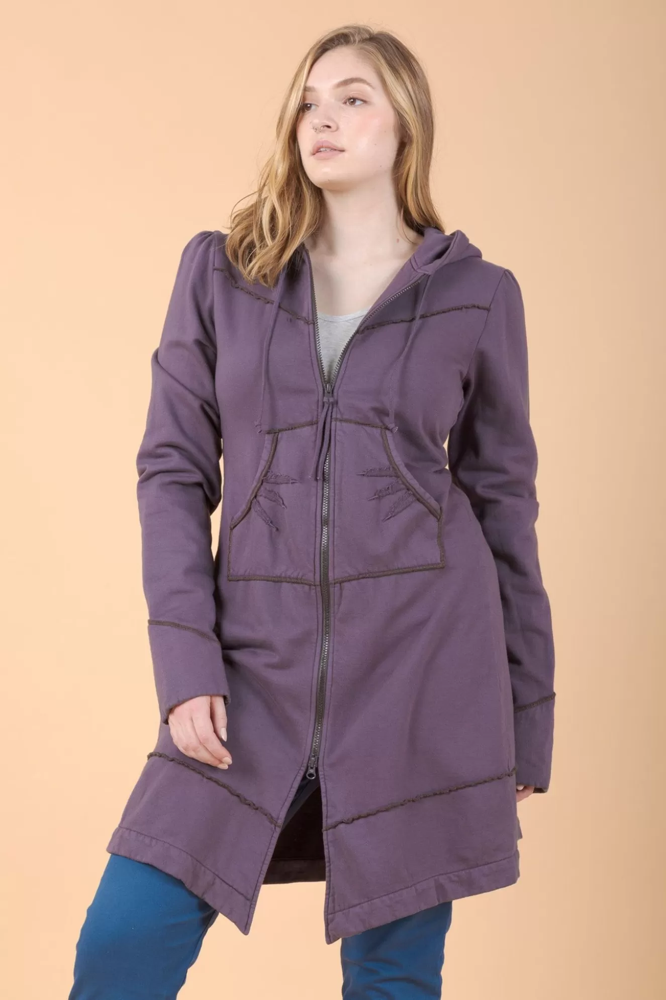 Cheap Prairie Hoodie In Bruise Women Outerwear