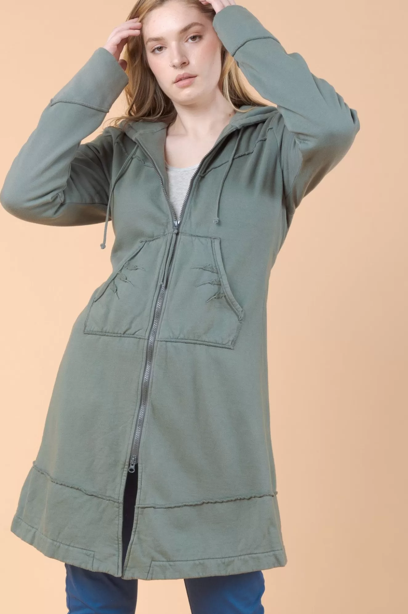 Online Prairie Hoodie In Cool Green Women Outerwear