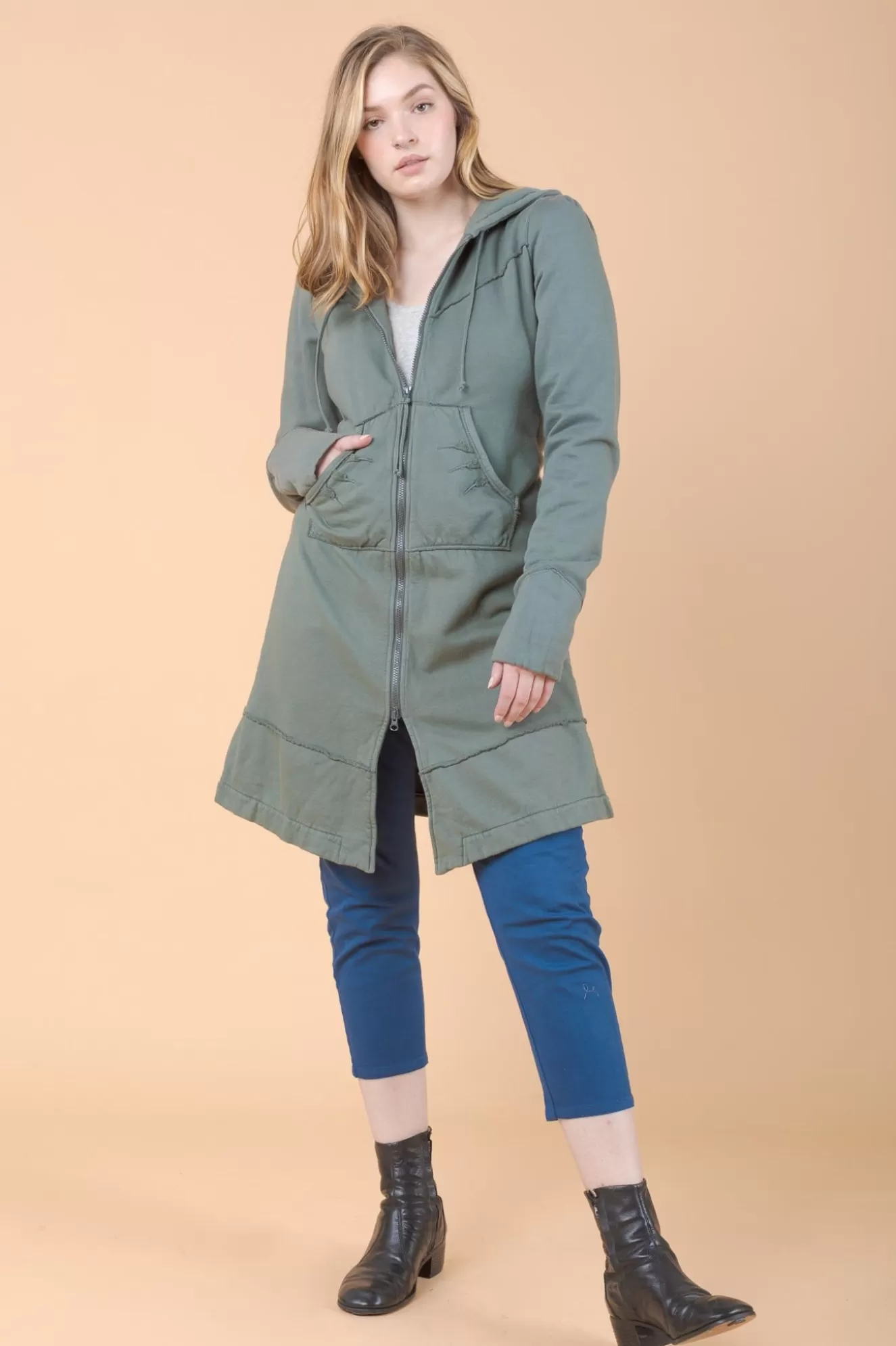 Online Prairie Hoodie In Cool Green Women Outerwear