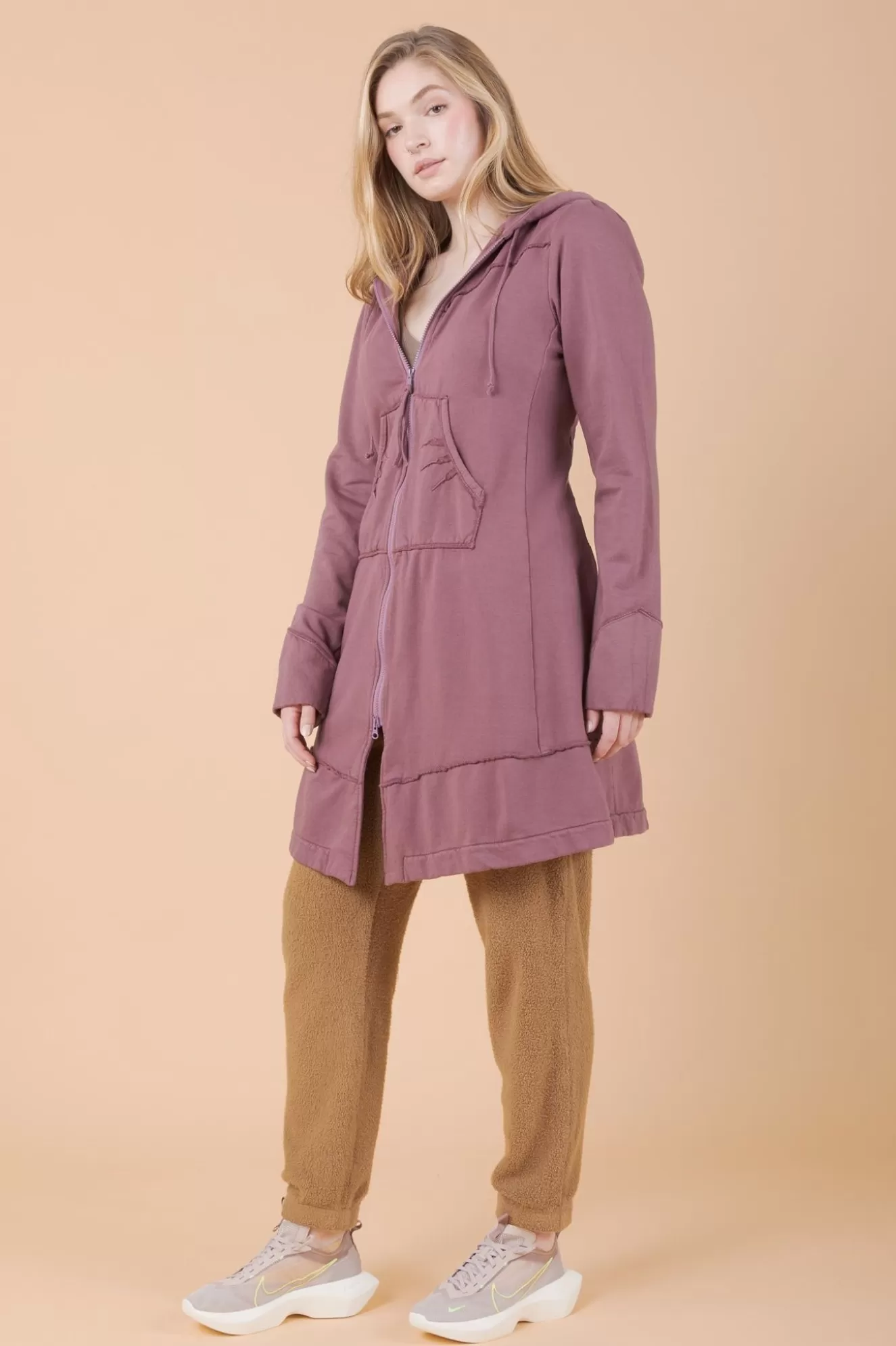 New Prairie Hoodie In Plum Women Outerwear