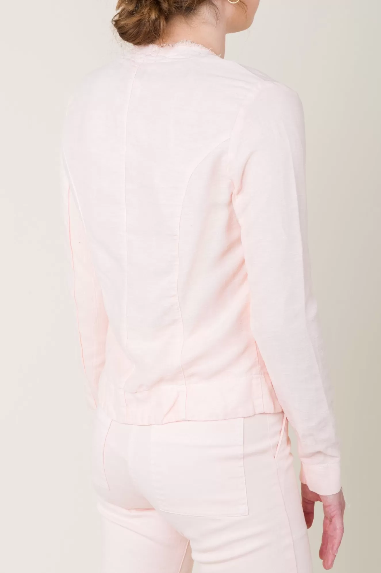 Fashion Racing Jacket In Dainty Pinky Women Outerwear