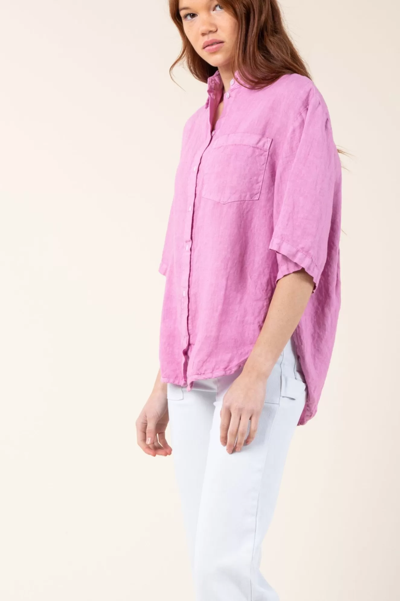 Discount Replica Shirt S/S In Peony Women Tops