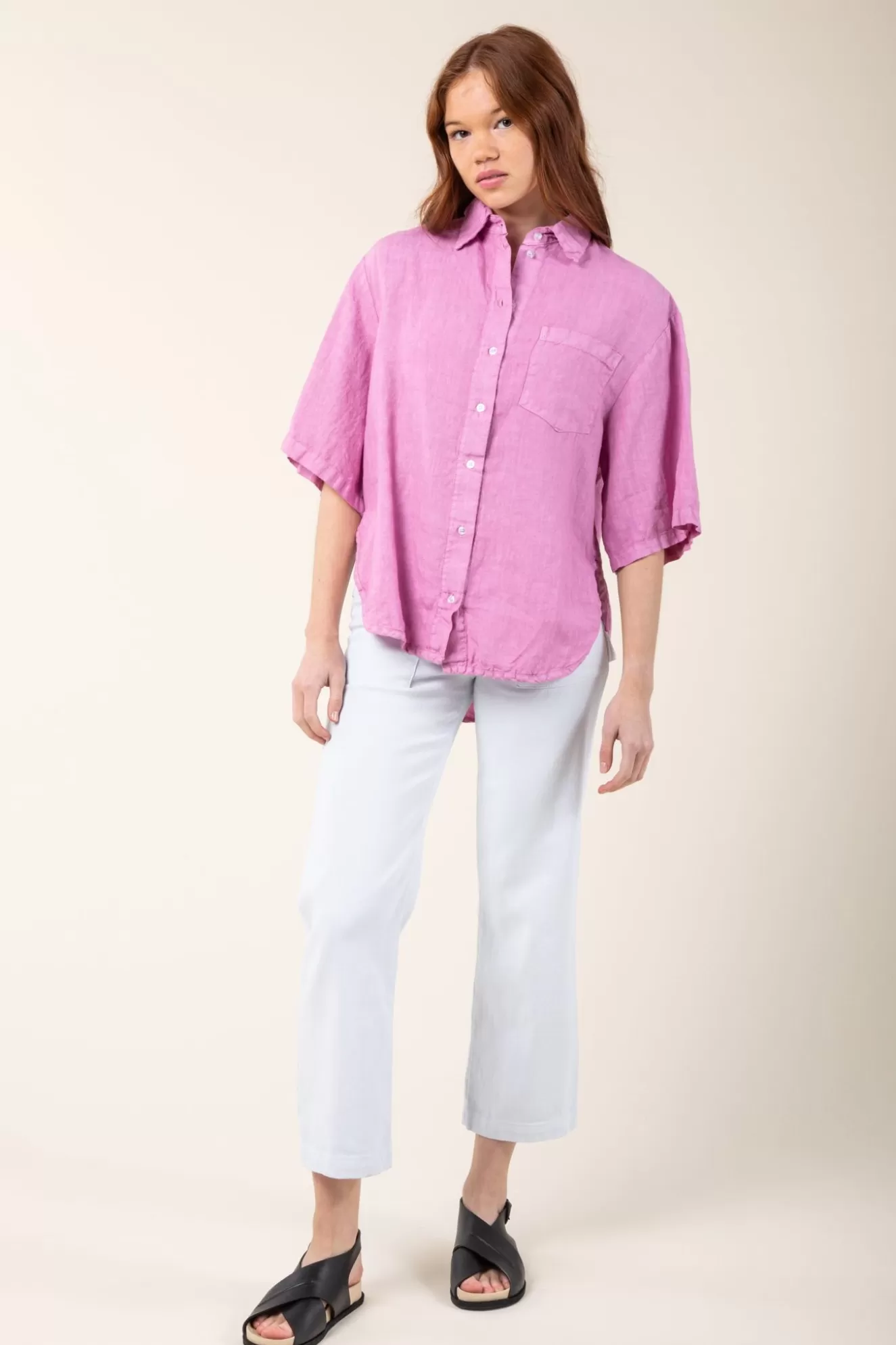 Discount Replica Shirt S/S In Peony Women Tops