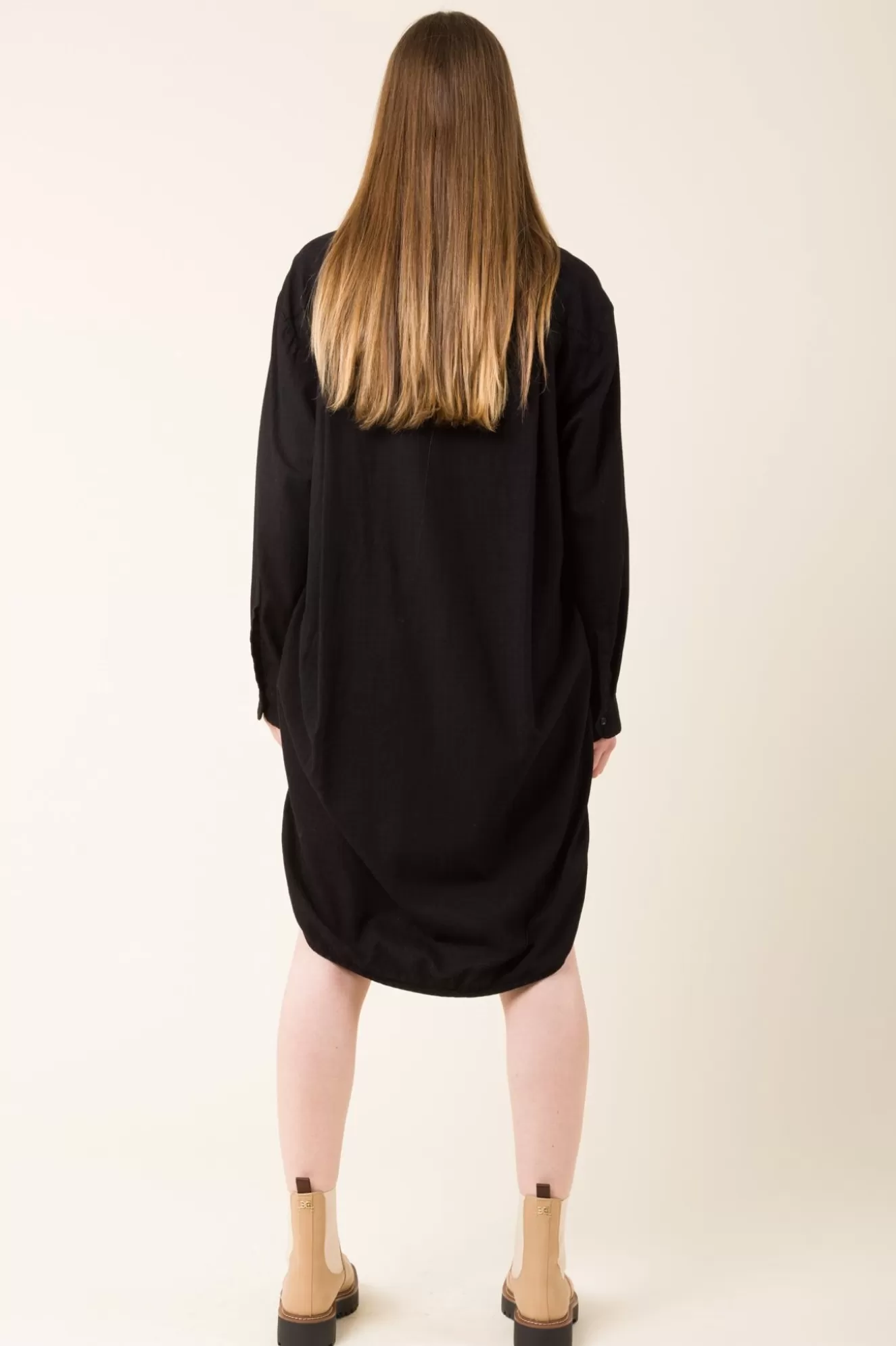 Fashion Replica Shirtdress Black Women Dresses