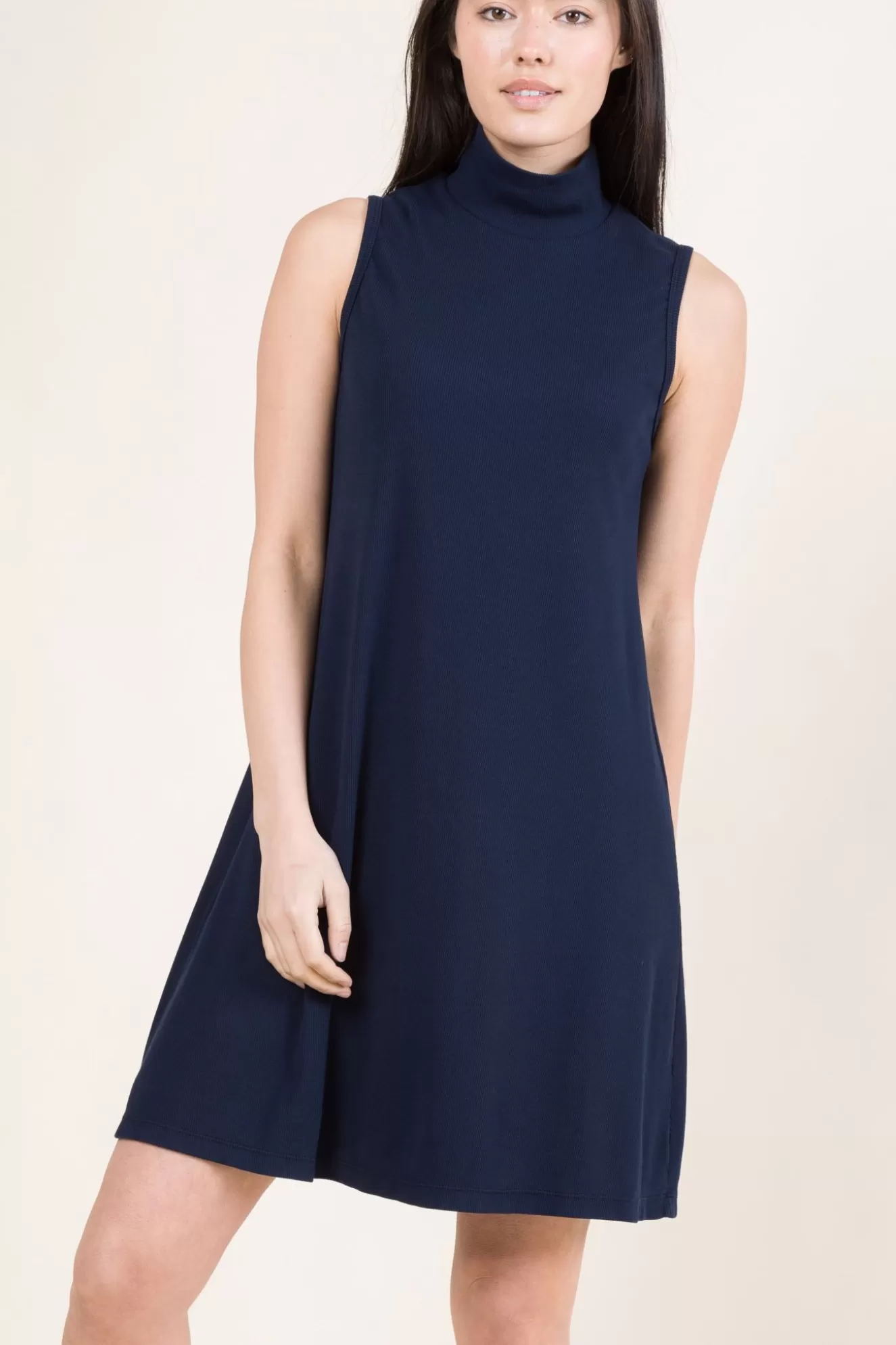 Cheap Sleeveless Mockdress In Midnight Women Dresses