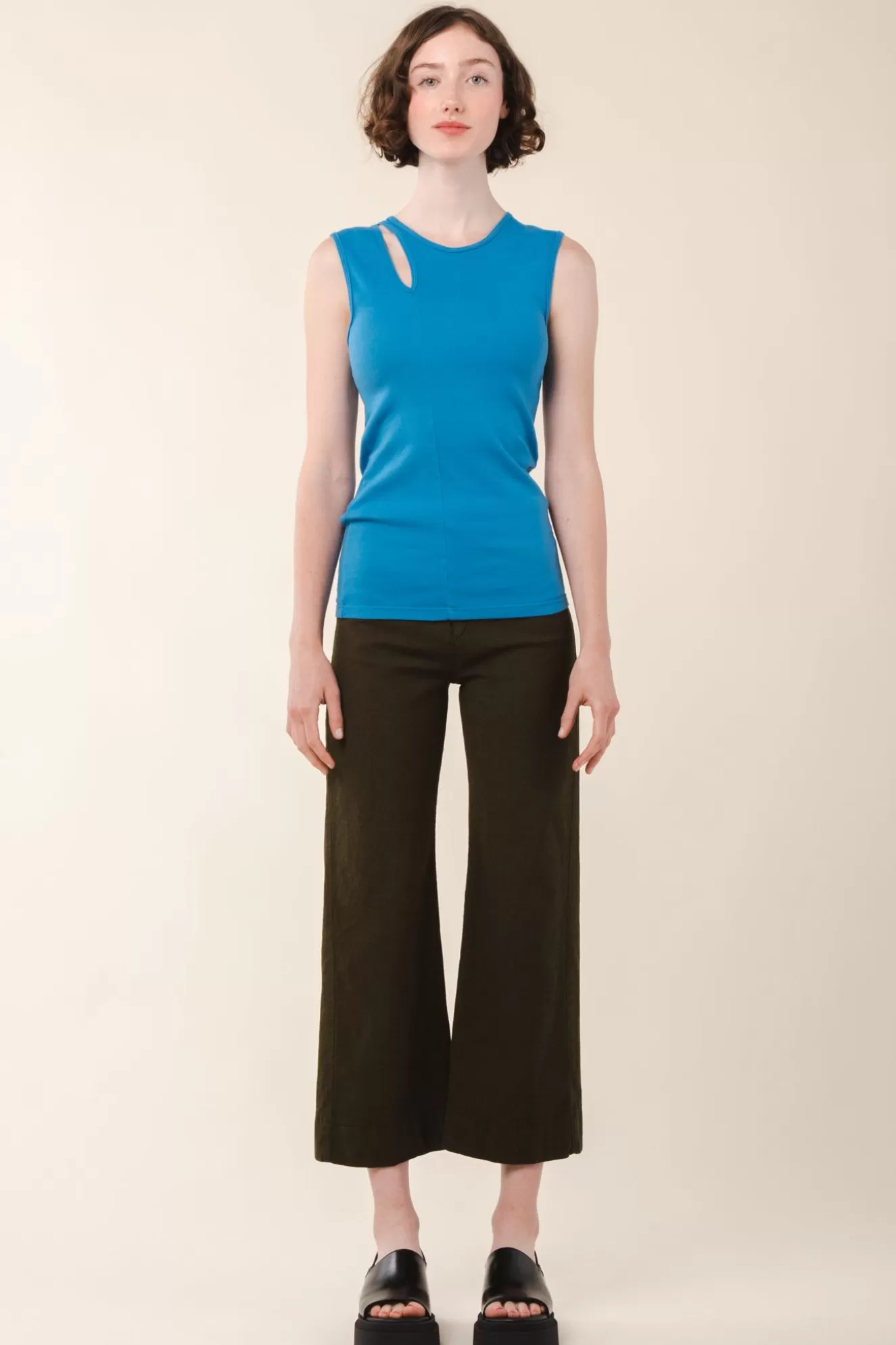 Discount Sleeveless Tendril Tee In Macaw Women Tops