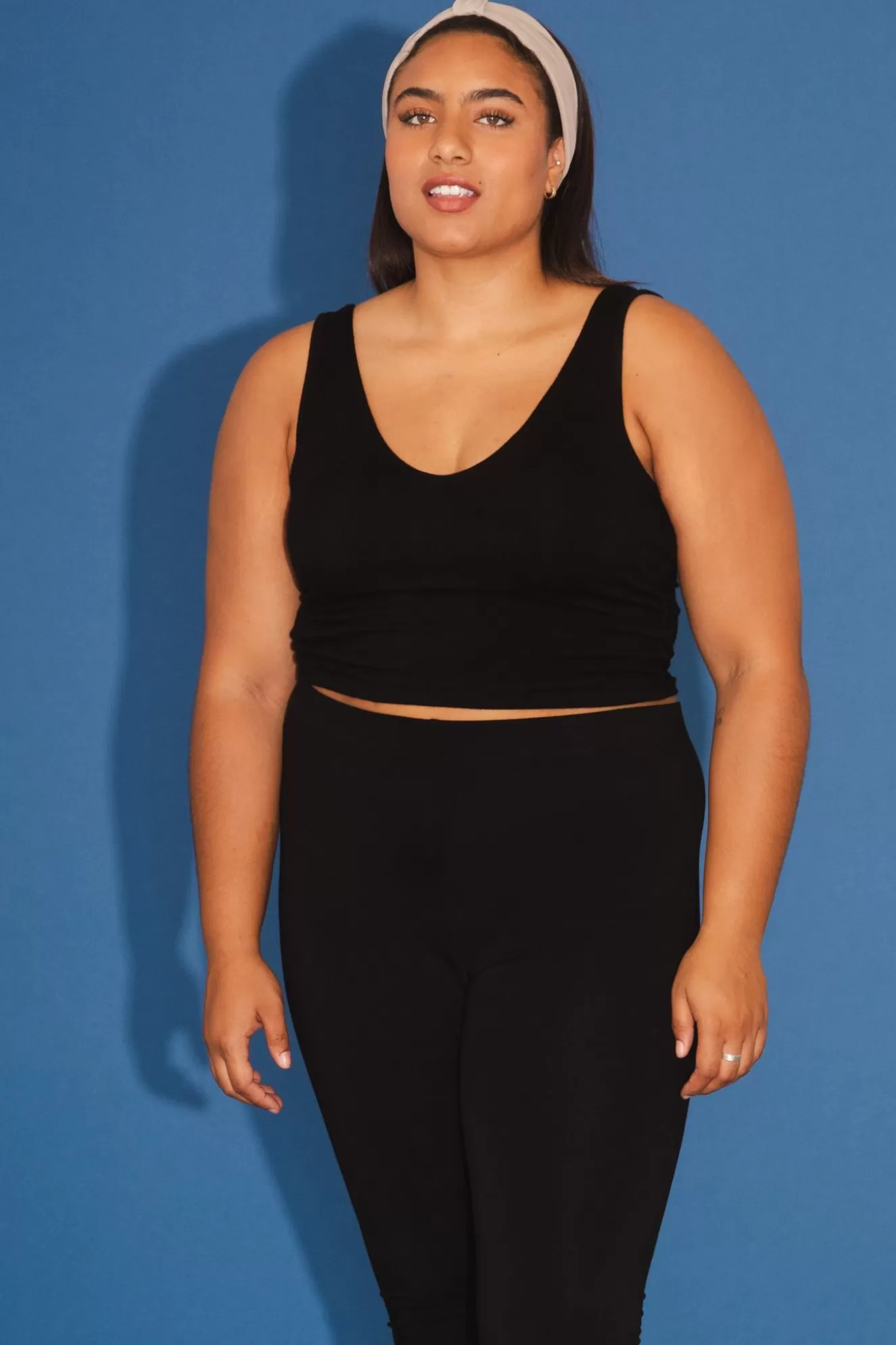 Cheap Soft Tank Top In Black Women Tops