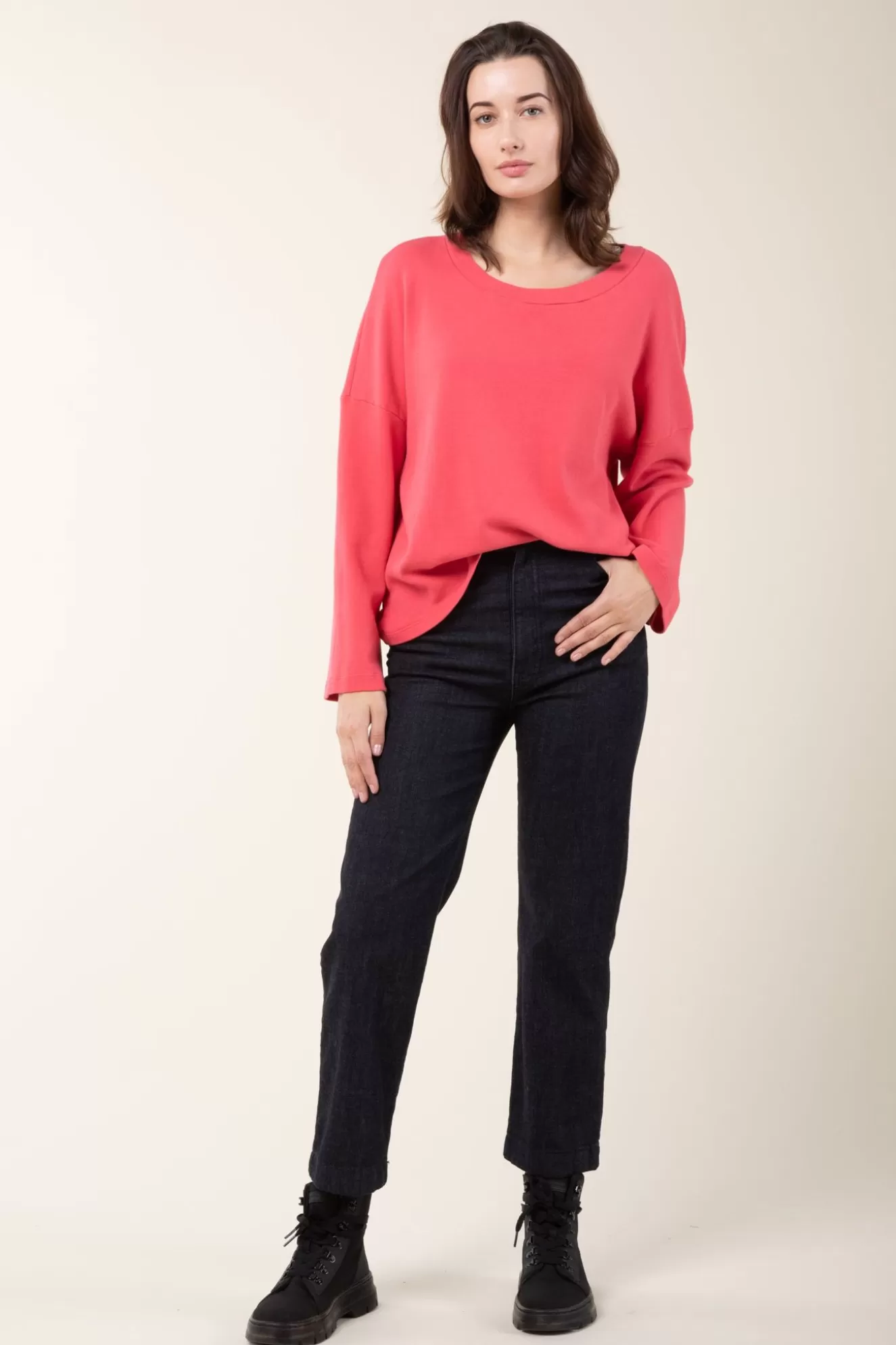 Best Sale Sunday Morning In Framboise Women Tops