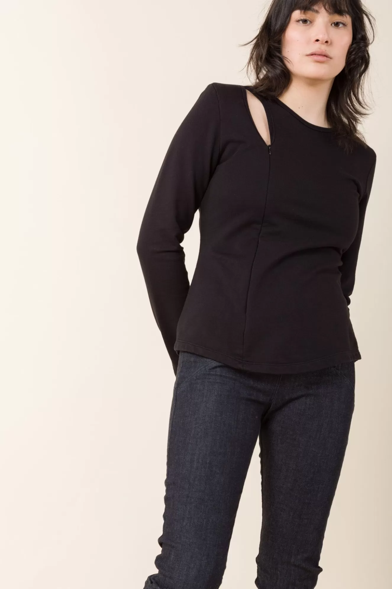 Sale Tendril Sweater In Black Women Tops